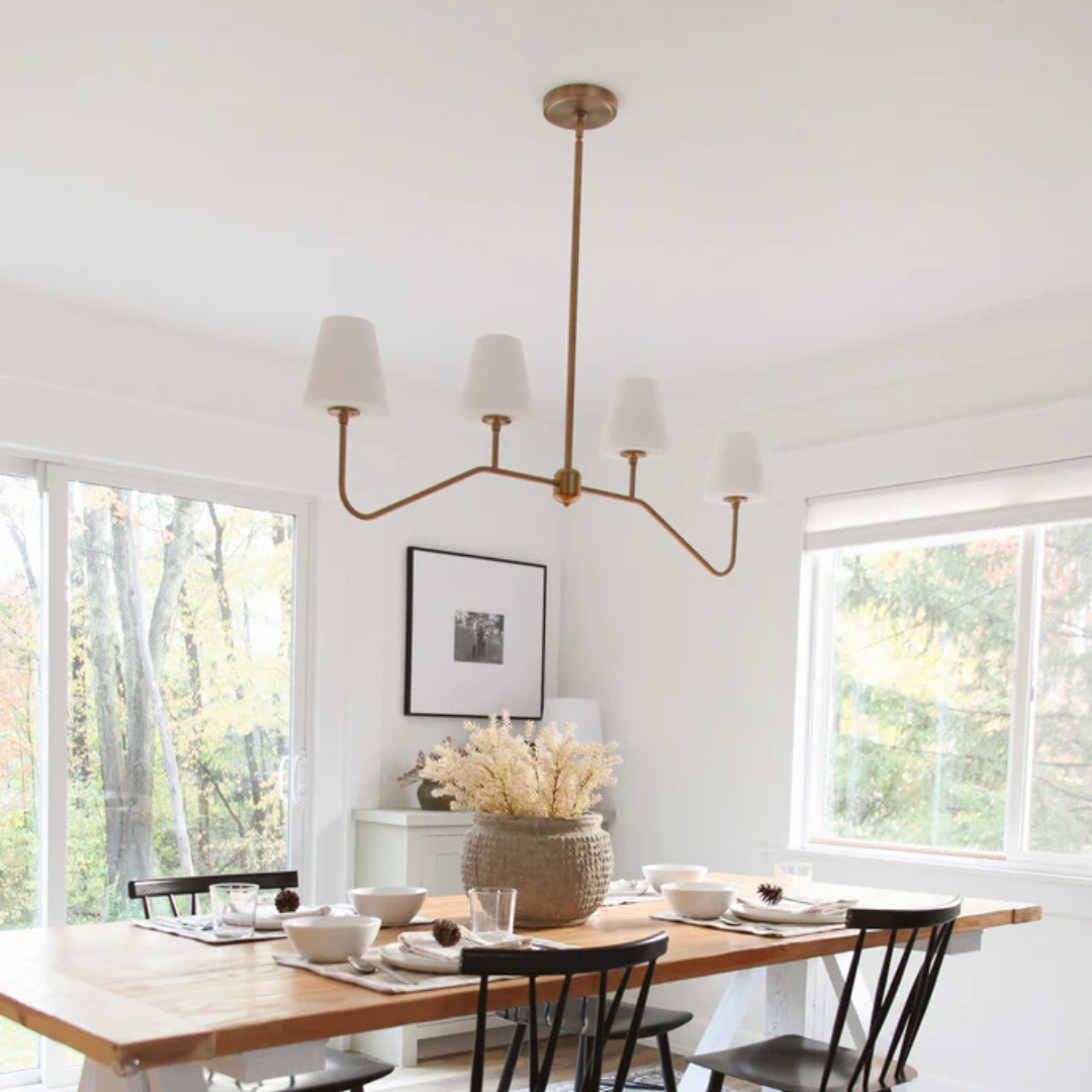 Keenan 4 Light Linear Chandelier