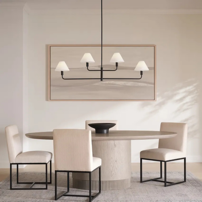 Mendota 4-Light Linear Chandelier