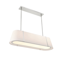 Fulton 4 Light Linear Oval Chandelier