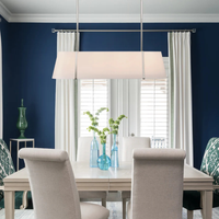 Fulton 4 Light Linear Oval Chandelier