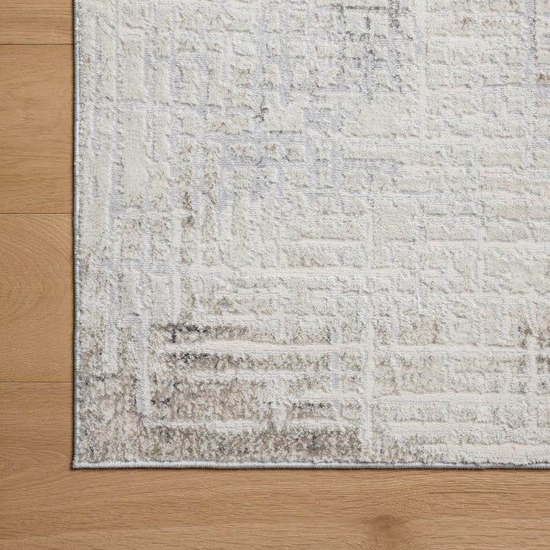 Hollis HOL-03 Ivory/Stone Rug