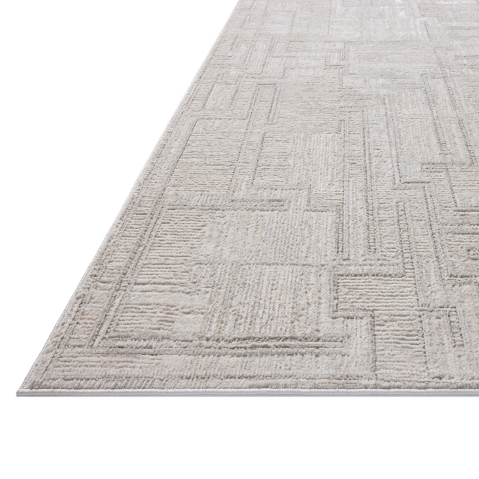 Hollis HOL-01 Grey/Ivory Rug