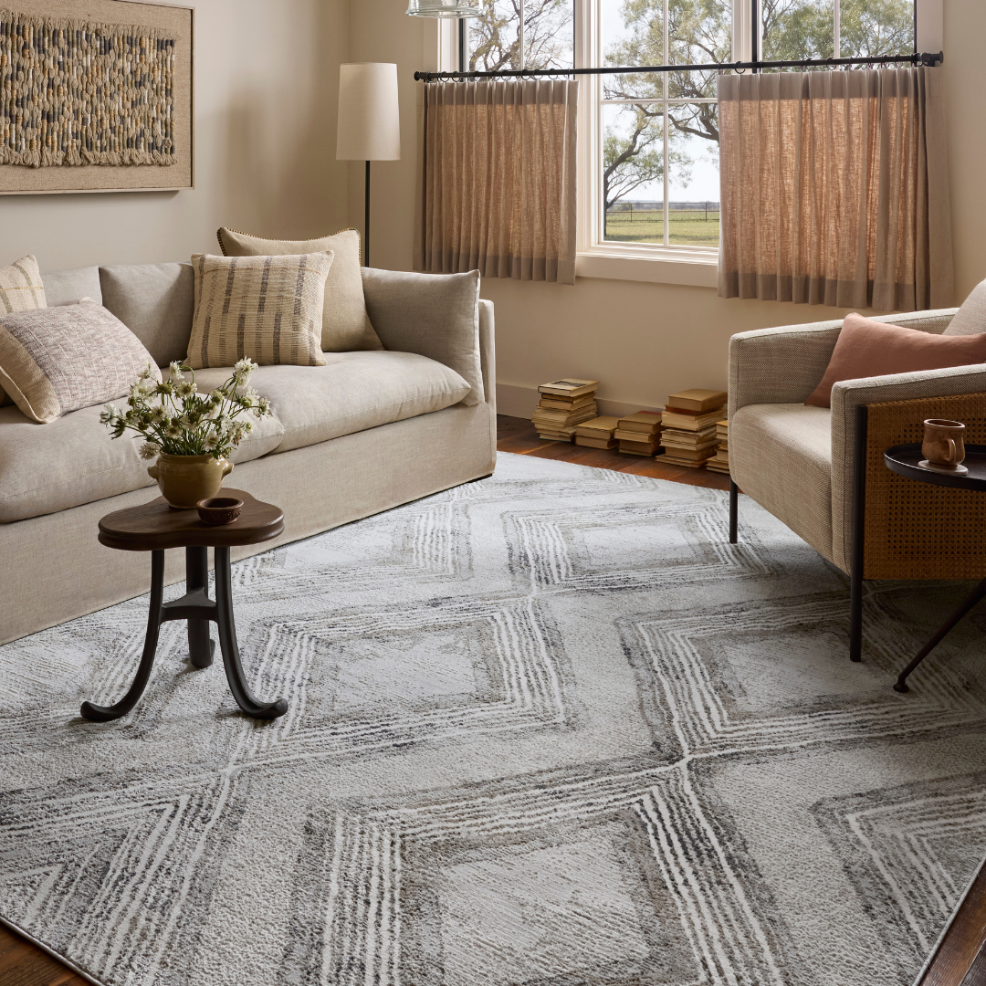 Hollis HOL-05 Mist/Natural Rug