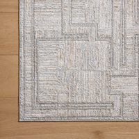 Hollis HOL-01 Grey/Ivory Rug