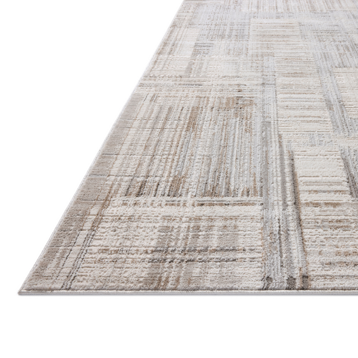 Hollis HOL-02 Pebble/Ivory Rug