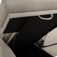 Calypso 112" Slim Arm Sleeper Sectional (Queen)