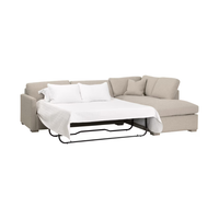 Calypso 112" Slim Arm Sleeper Sectional (Queen)