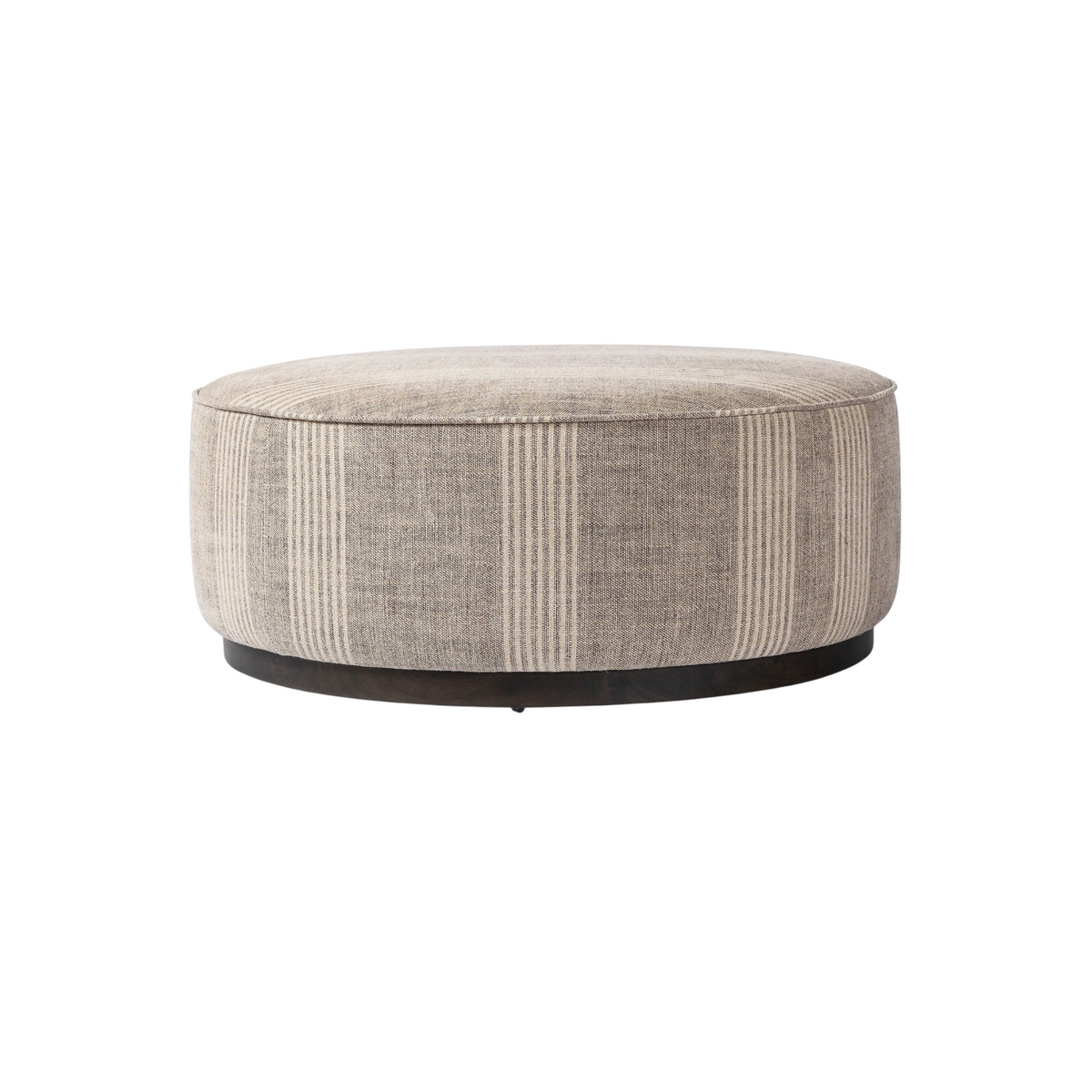 Sinclair Round Ottoman [Manchester Flint]
