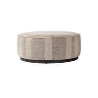 Sinclair Round Ottoman [Manchester Flint]
