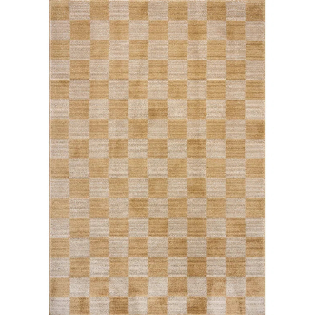 Calvin CLV-01 (CJ) Rug [Apricot/Ivory]