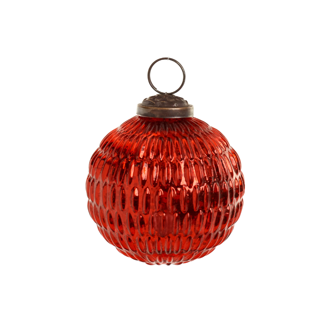 Red Rice Glass Ornament