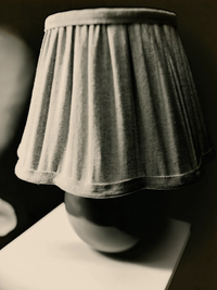 Cordana Pleated Linen Table Lamp [Olive]