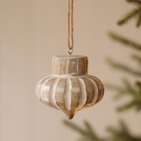 Wooden Spindle Ornament [Classic]