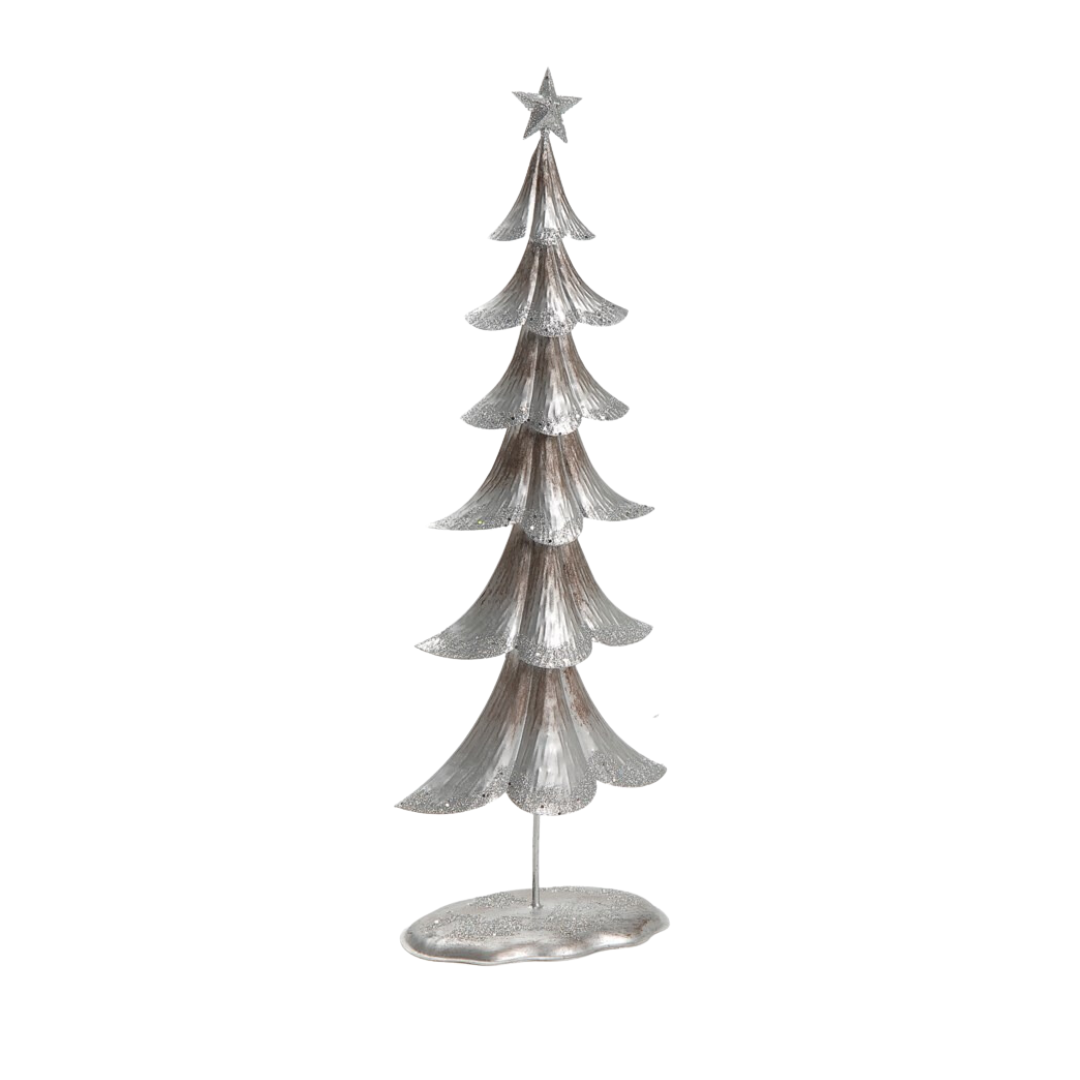 Silver Metal Tree 24"