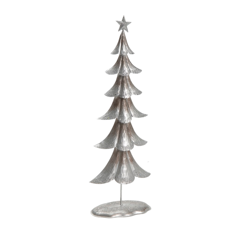 Silver Metal Tree 24"