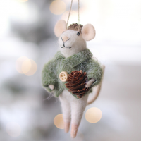 Mouse Ornament [Pinecone Paul]