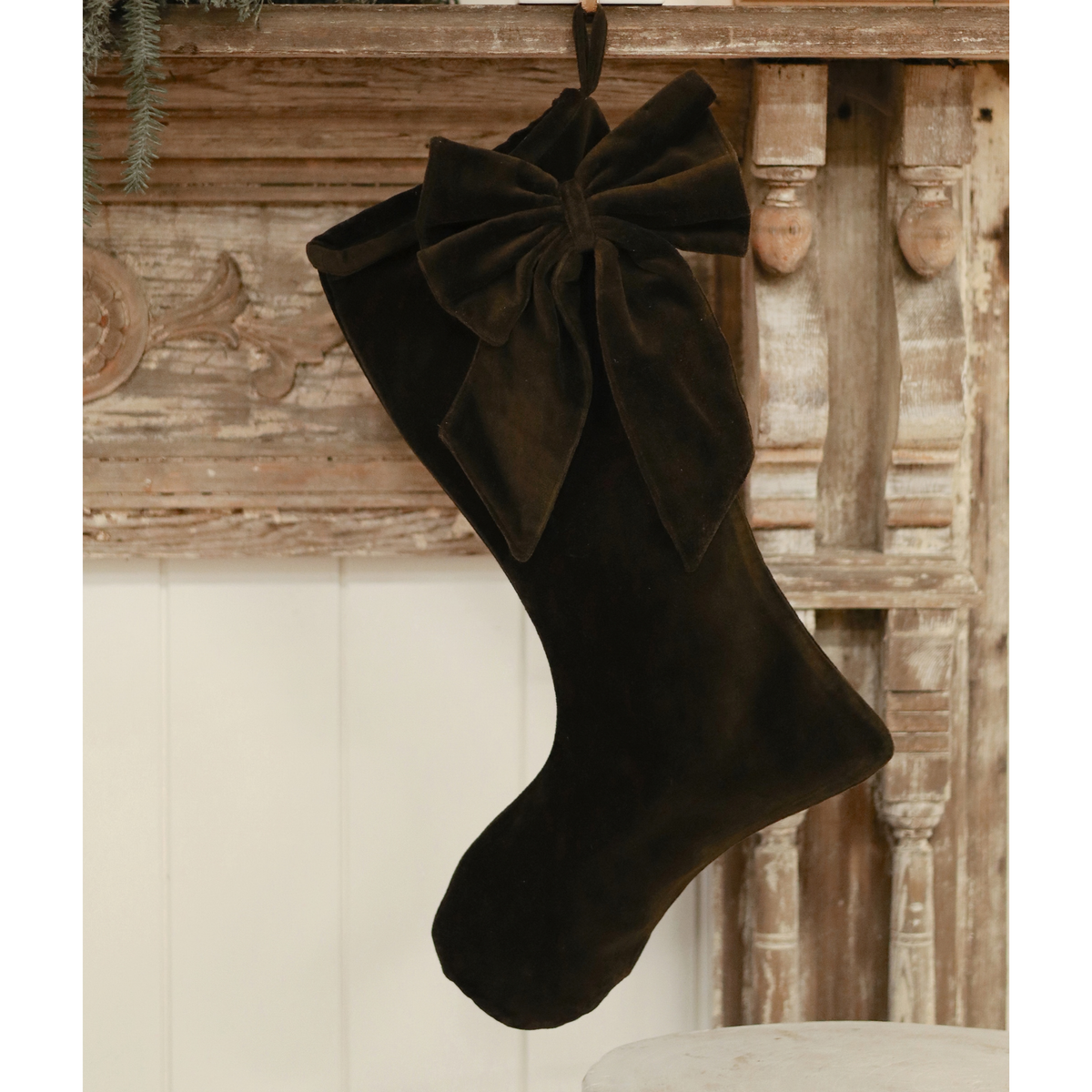 Stocking - Vera Velvet [Midnight Green]