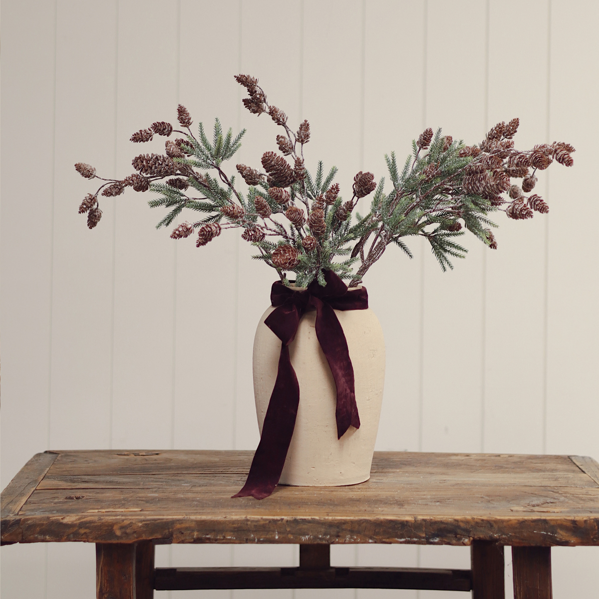 Frosted Pinecone Sprig