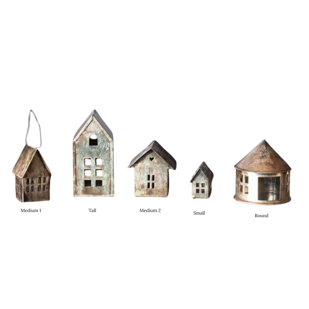 Rustic Holiday Tin Houses