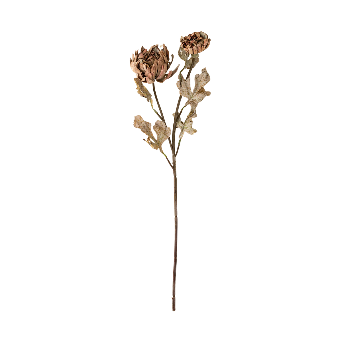 Real Touch Blooming Dahlia Spray [Brown]