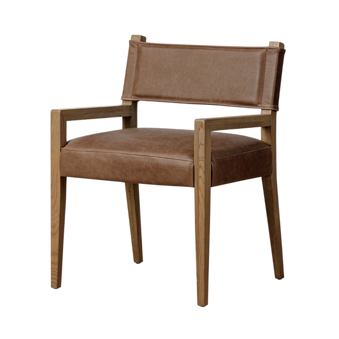 Ferris Leather Dining Armchair