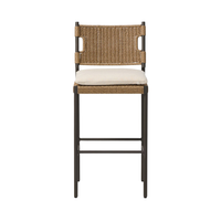 Myka Outdoor Woven Stool