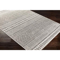 Black/White Bohemian Eagean Rug