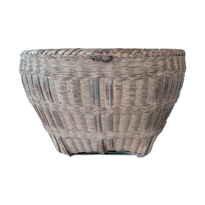 Bamboo Antique Rice Basket