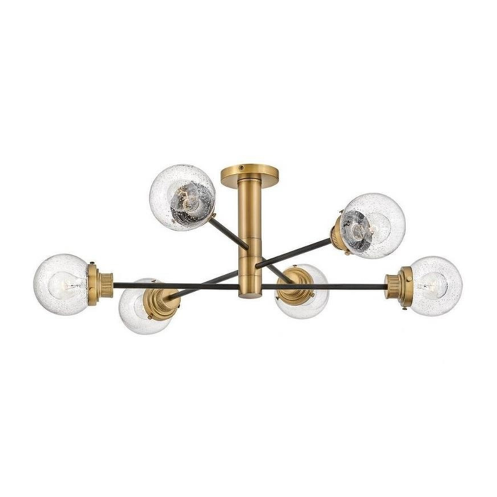 Poppy 36" Adjustable Semi-Flush Mount