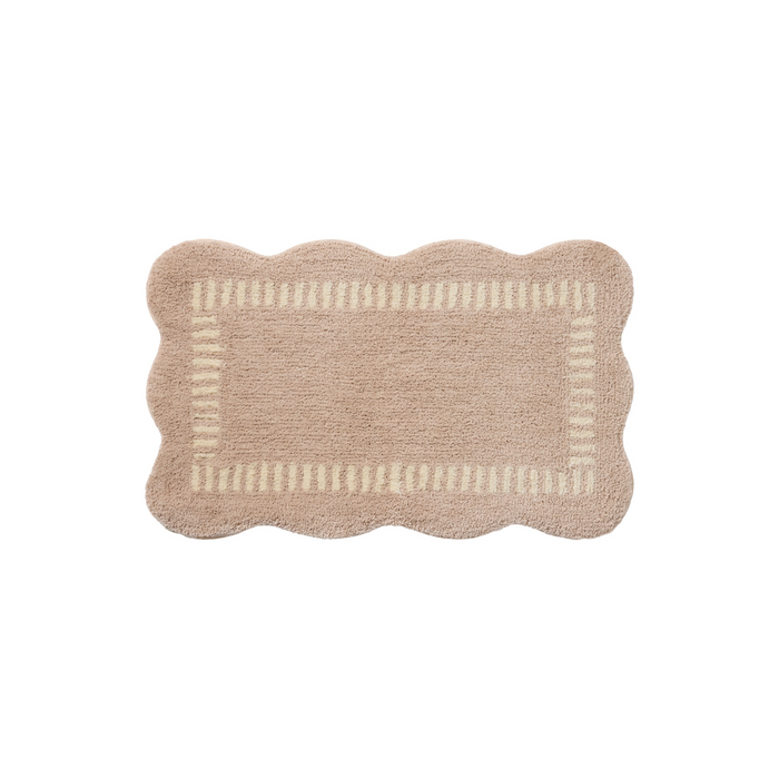 Valerie (Chris Loves Julia × Loloi) VLR-01 Bath Mat [Blush/Ivory]