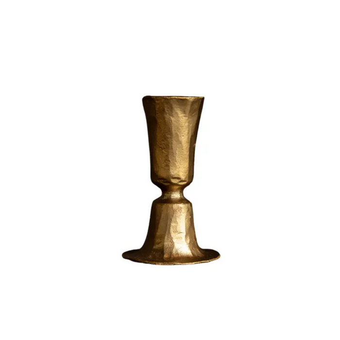 Tapered Brass Candle Holder