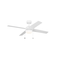 Loni 52" LED Pull Chain Ceiling Fan