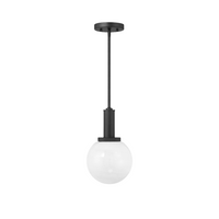 1-Light Strie Globe Pendant