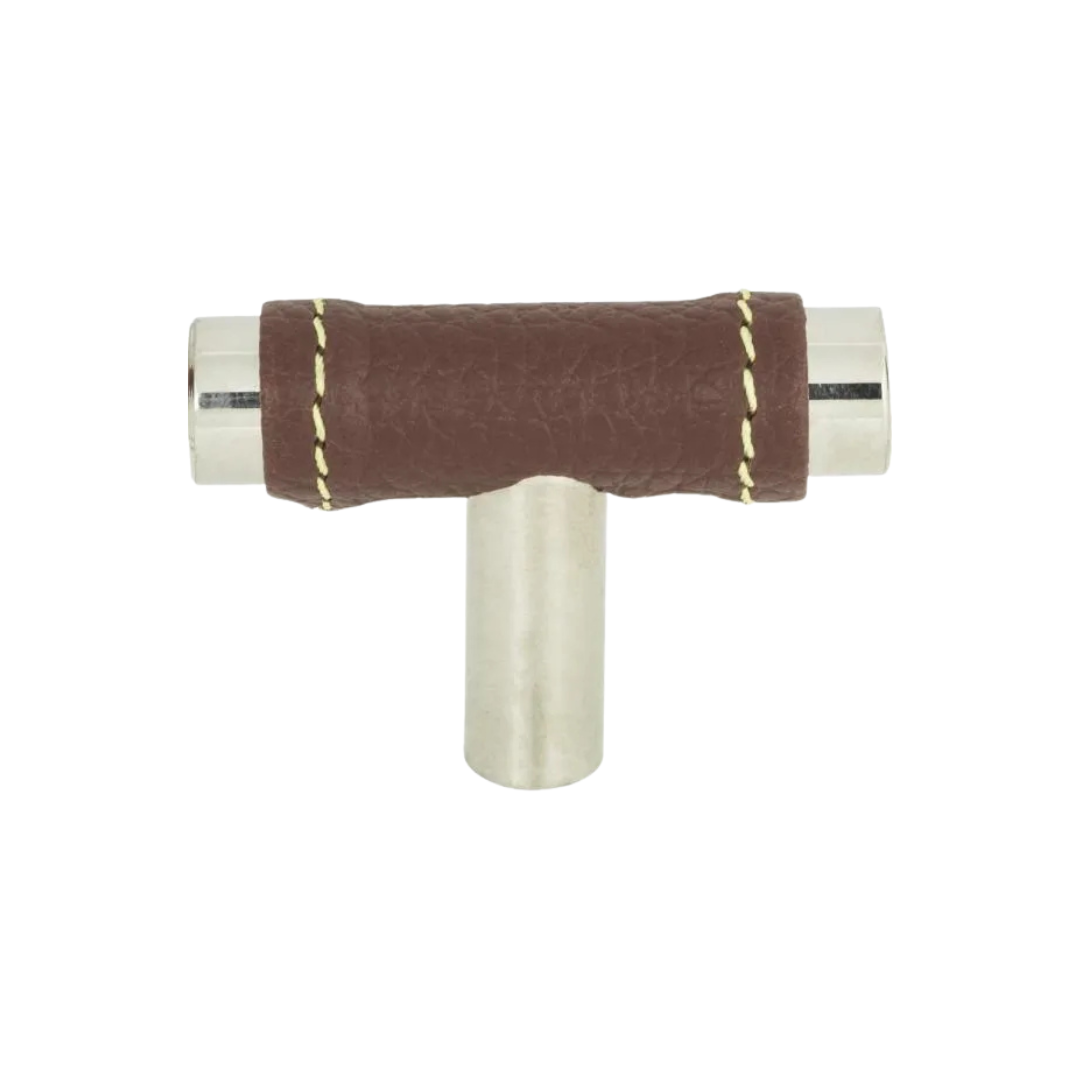 Zanzibar [1-7/8"] Leather Cabinet T-Knob