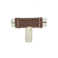 Zanzibar [1-7/8"] Leather Cabinet T-Knob