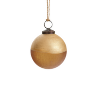 Amber & Gold 2-Tone Ornament