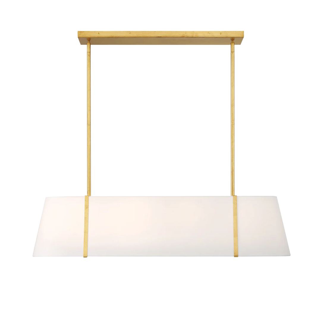 Fulton 4 Light Linear Oval Chandelier