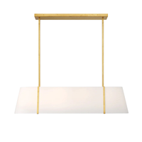 Fulton 4 Light Linear Oval Chandelier