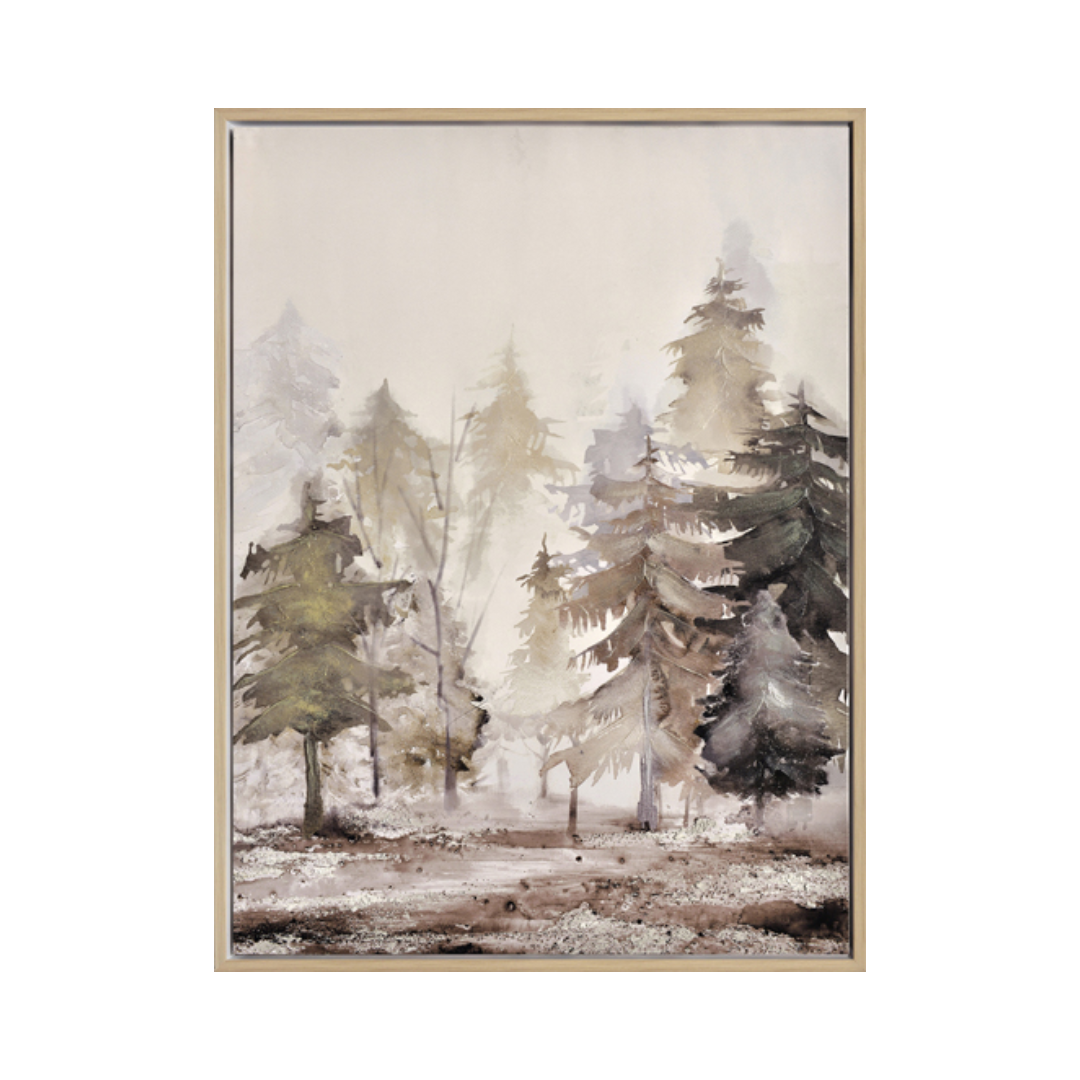 Soft Hour II [Framed Painting 30" x 40"]