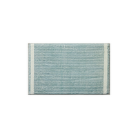 Marvin (Chris Loves Julia × Loloi) MRV-01 Bath Mat [Blue/Ivory]