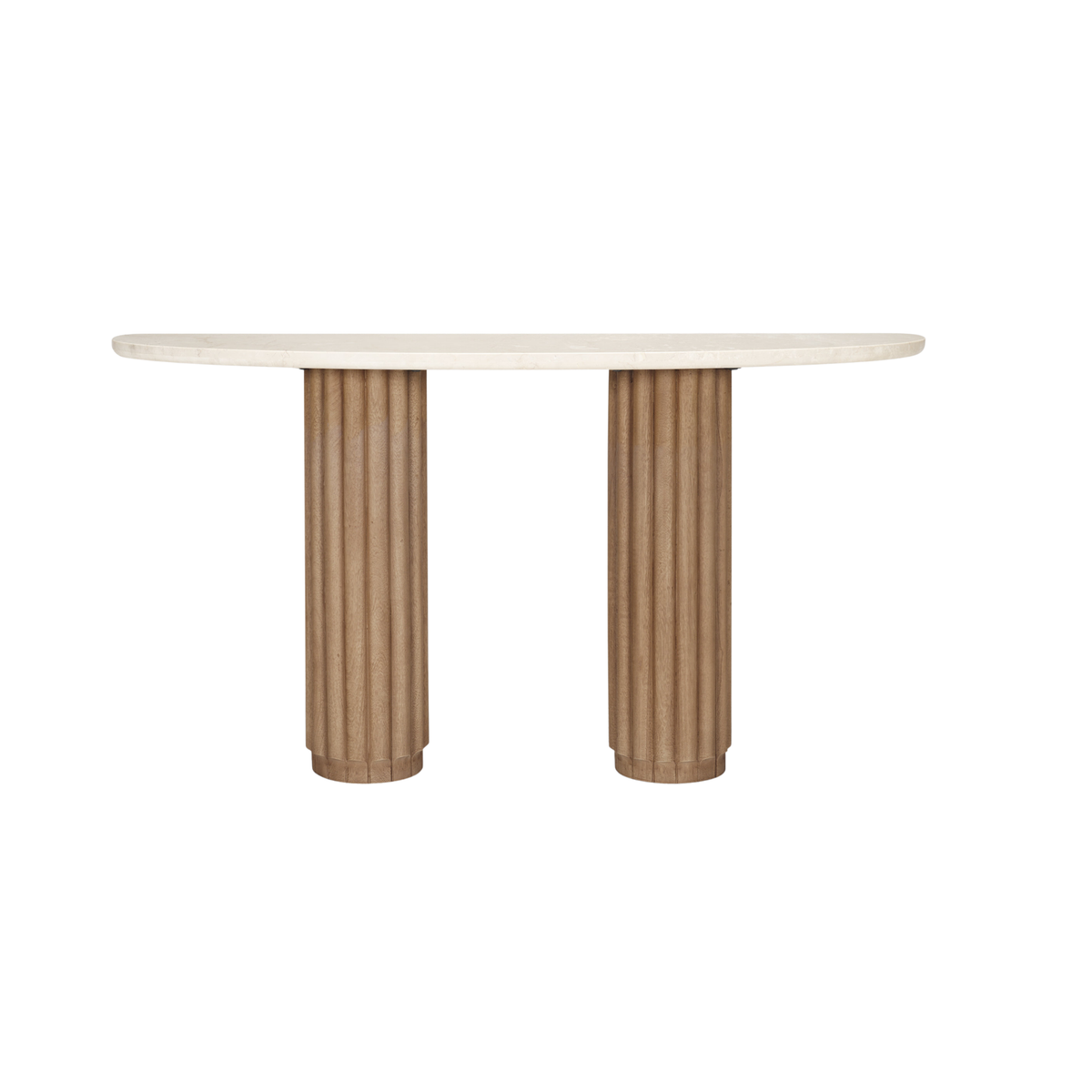 Marbrello Botticino Marble Console Table