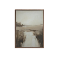 Misty Horizon [Artwork on Stretched Canvas]