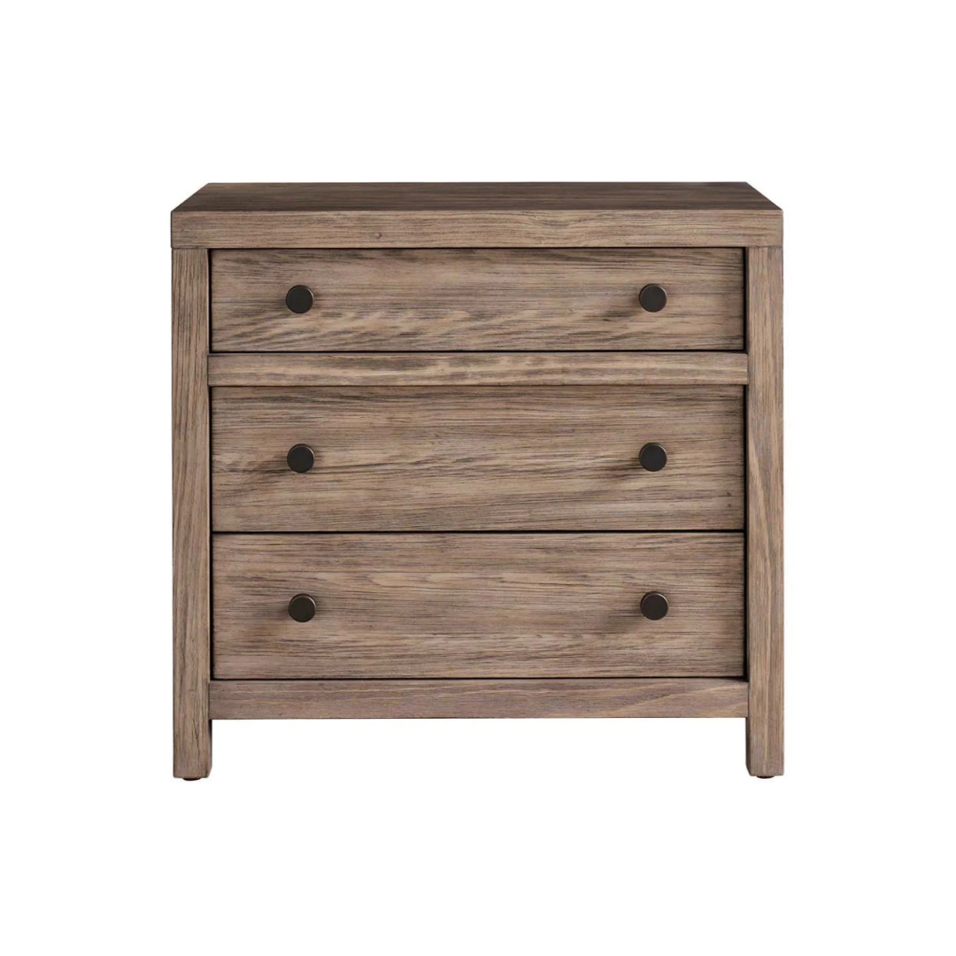 Darcy 3-Drawer Charging Nightstand