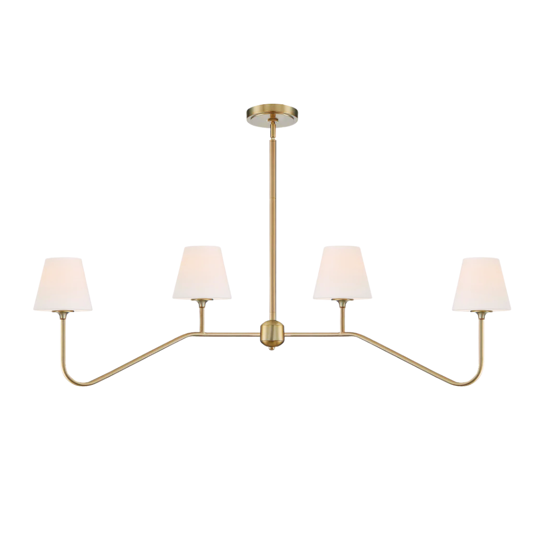 Keenan 4 Light Linear Chandelier