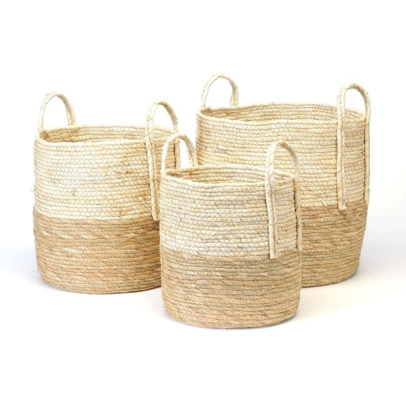 Maize Basket Natural Cream