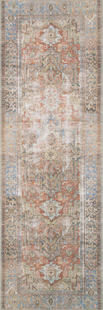 Loren LQ-15 Terracotta/Sky Rug