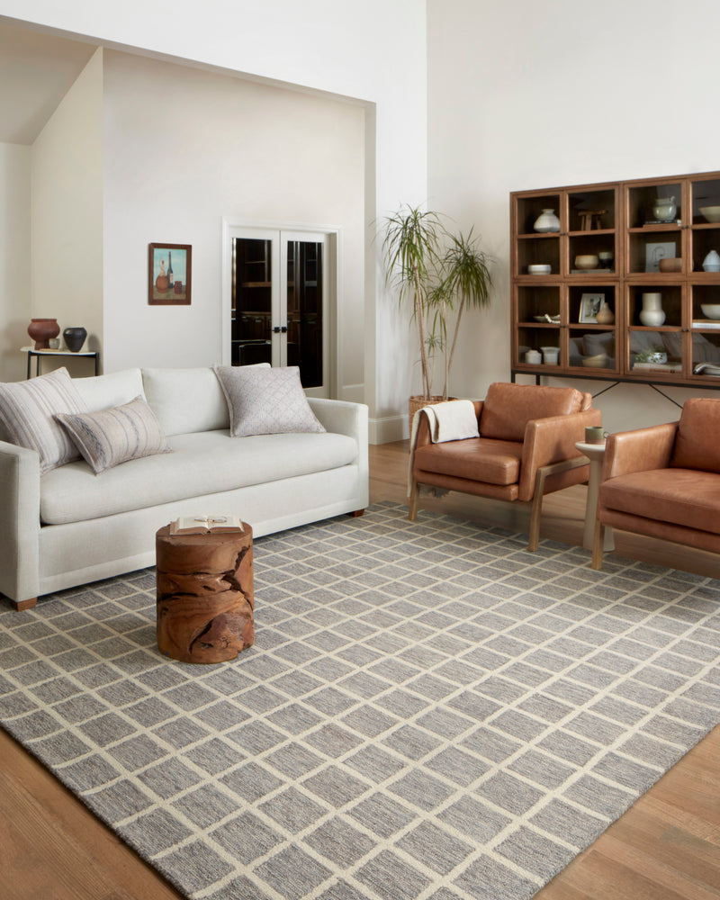 Polly POL-05 (CJ) Slate/Ivory Rug