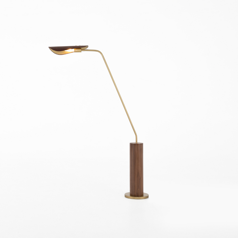 Aster Floor Lamp - Dark Brown Elek