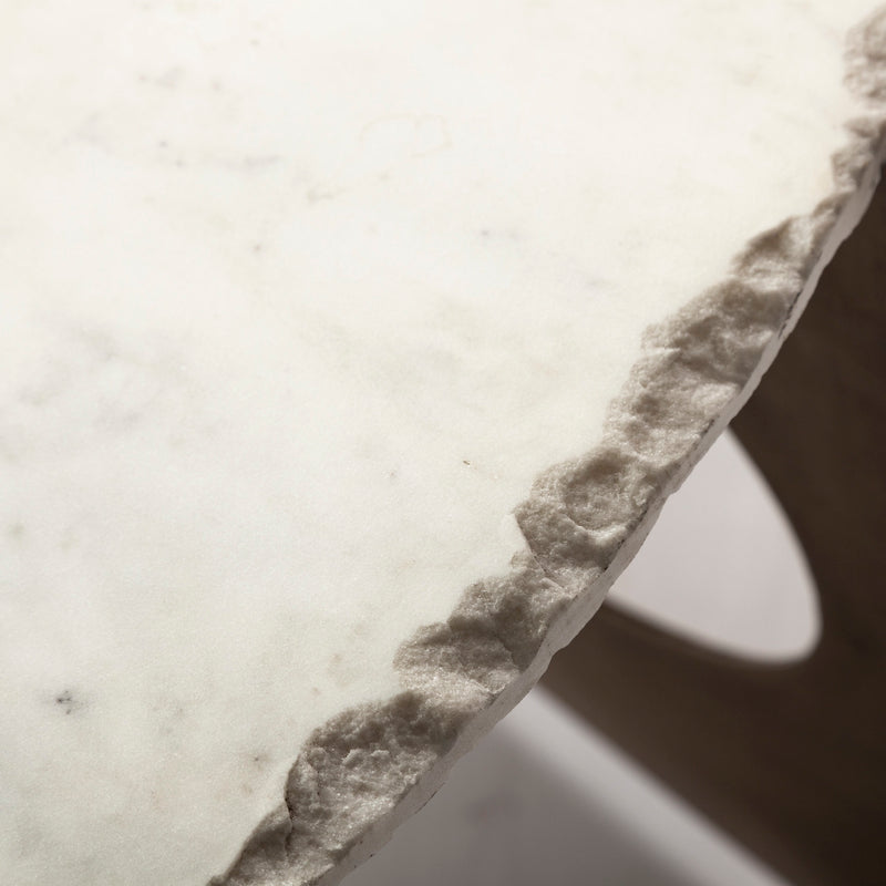 Reinhold Round Marble Coffee Table