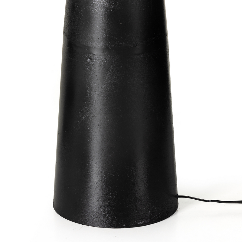 Iliana Floor Lamp - Matte Black Cast
